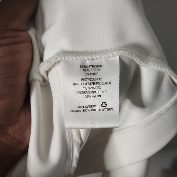 Elegant White and Black Lace Women's Jacket/Blazer Size L - Picture 6 of 6